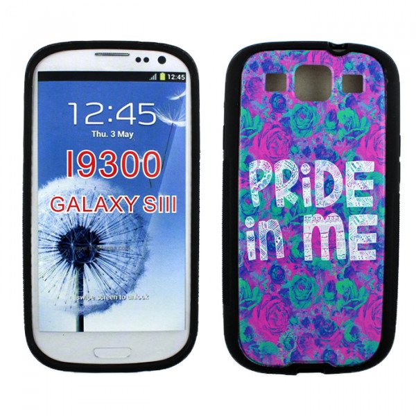 Wholesale Samsung Galaxy S3 Pride In Me Gummy Design Case (Pride In Me)